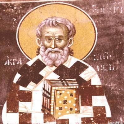 6 грудня - день пам'яті святителя Григорія Акрагантійского