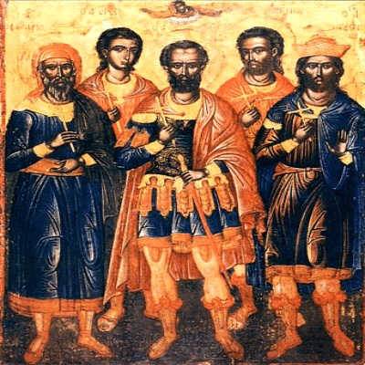 26 грудня 2015 року Божого ми споминаємо мучеників Єстратія, Євгенія, Авксентія , Мардарія та Ореста.