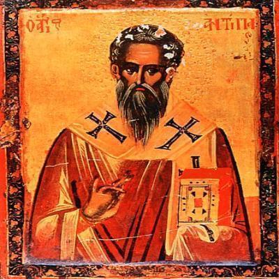24 квітня згадується священномученик Антип, єпископ Пергамський.